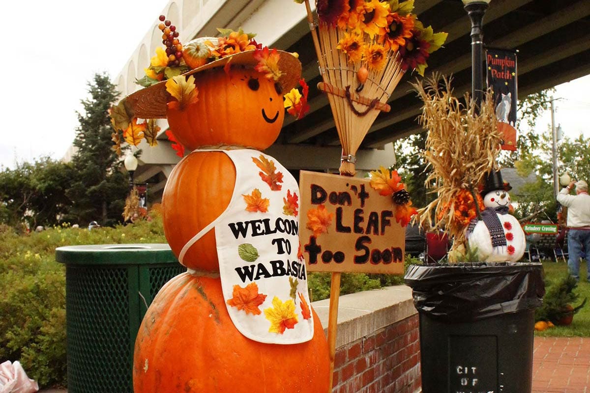 2010 Pumpkin Topiary Display