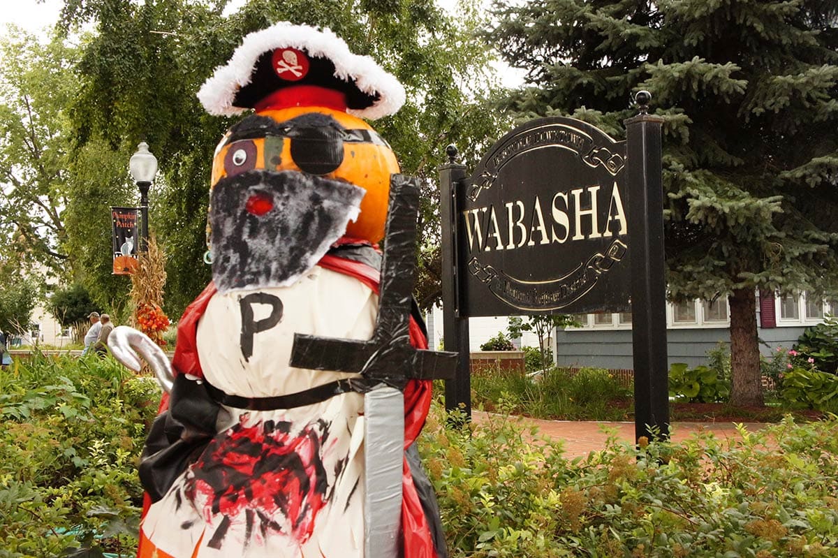2010 Pirate Pumpkin Topiary Display