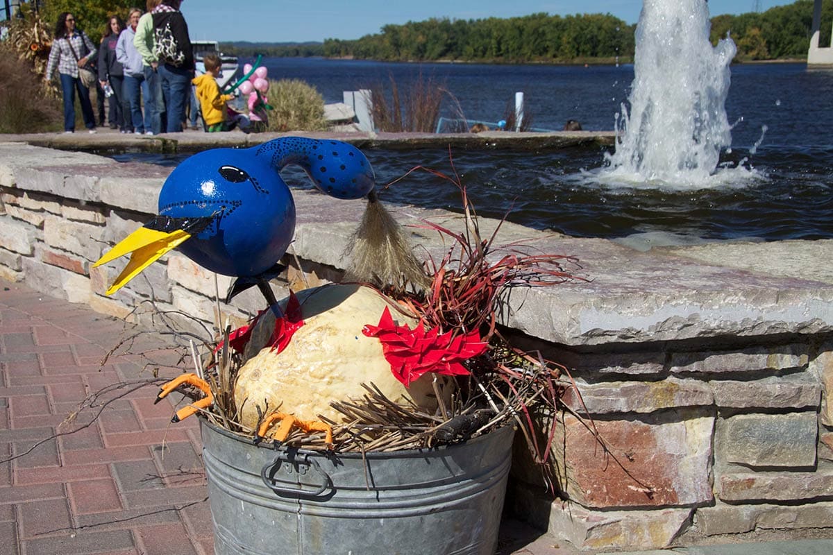 2011 Funky Bird Topiary Display