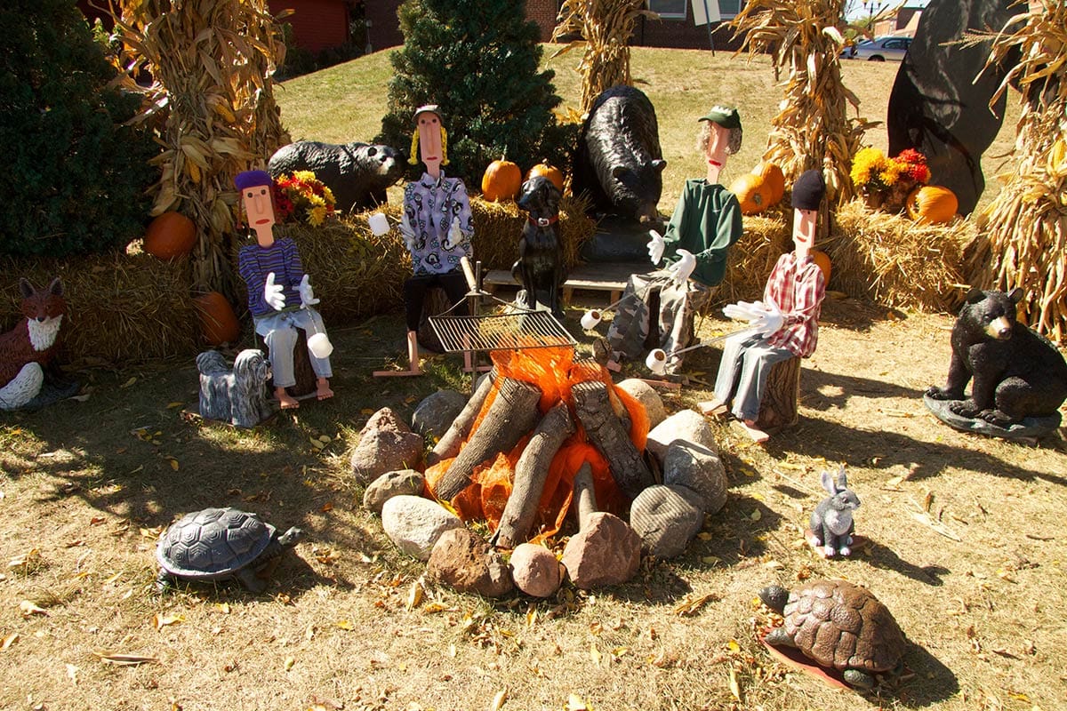 2012 Campfire Topiary Display