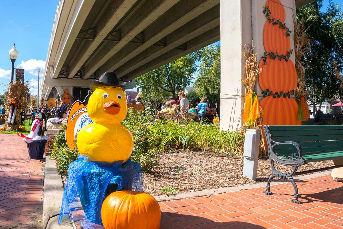 2015 Wabasha Rubber Duck Topiary Display