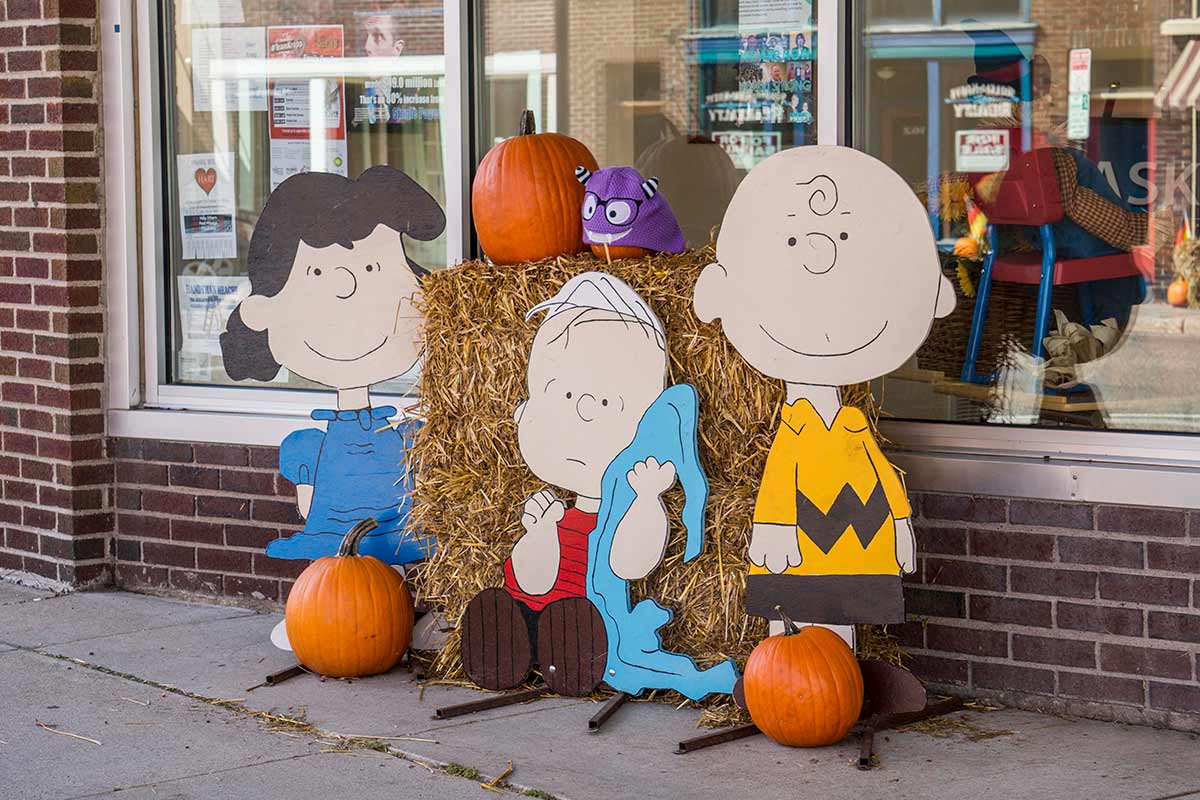 2016 Charlie Brown Topiary Display