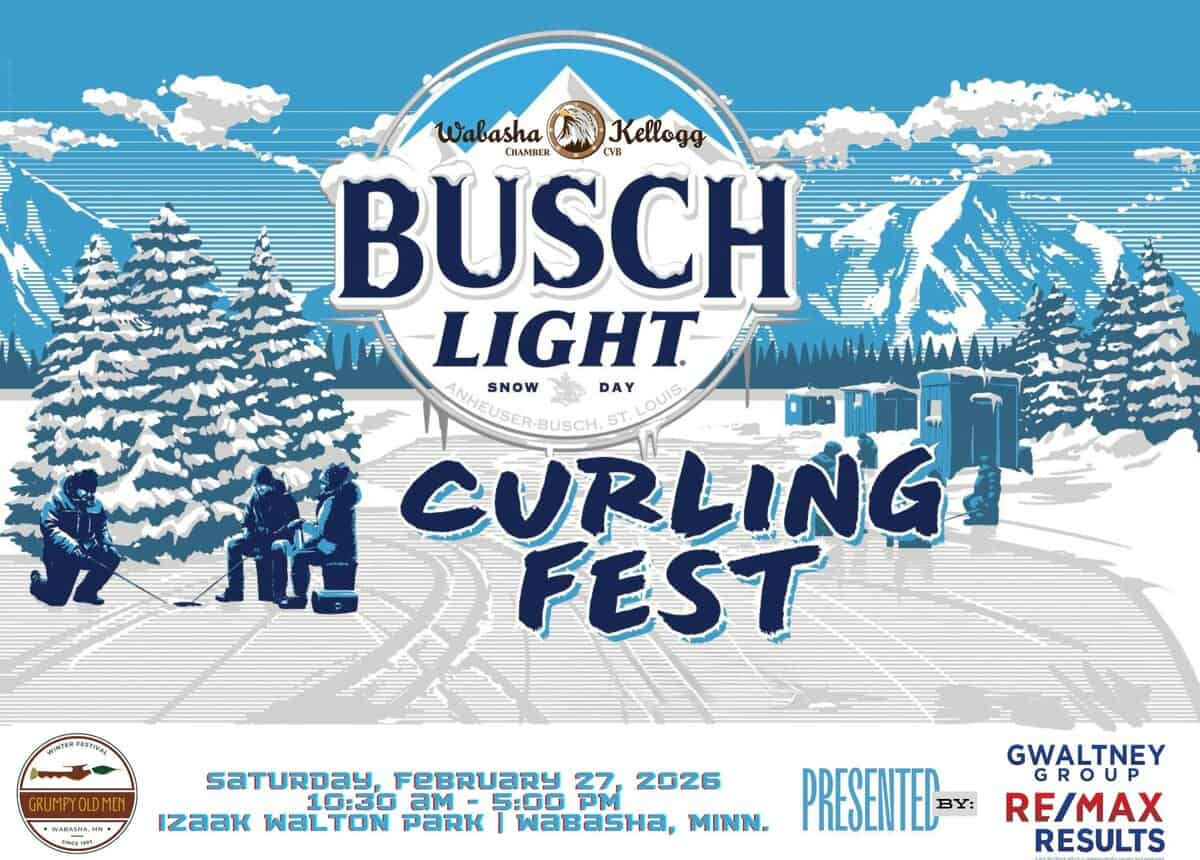 Flyer For Busch Light Curling Fest