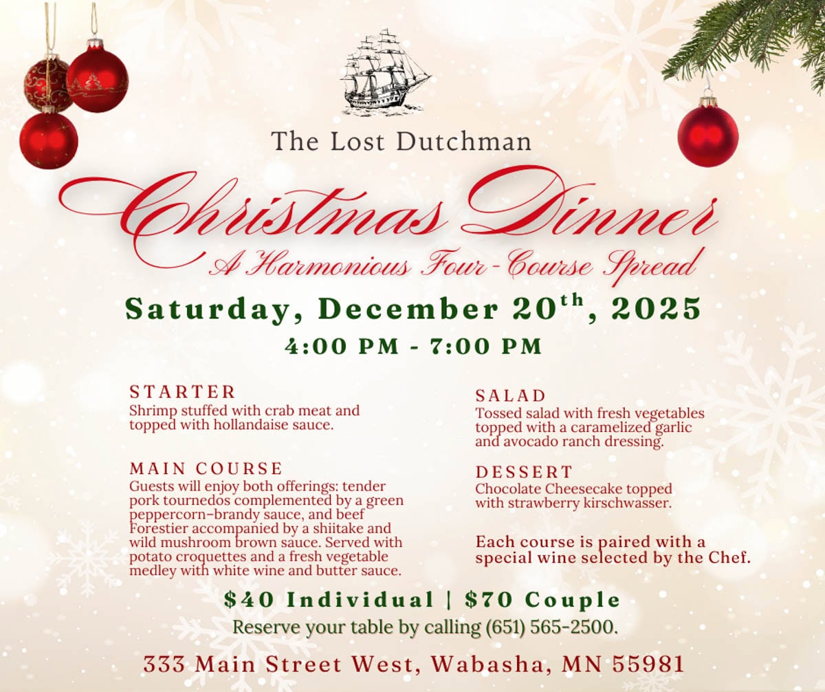 Christmasdinner2 - Wabasha-Kellogg Chamber &Amp; Cvb