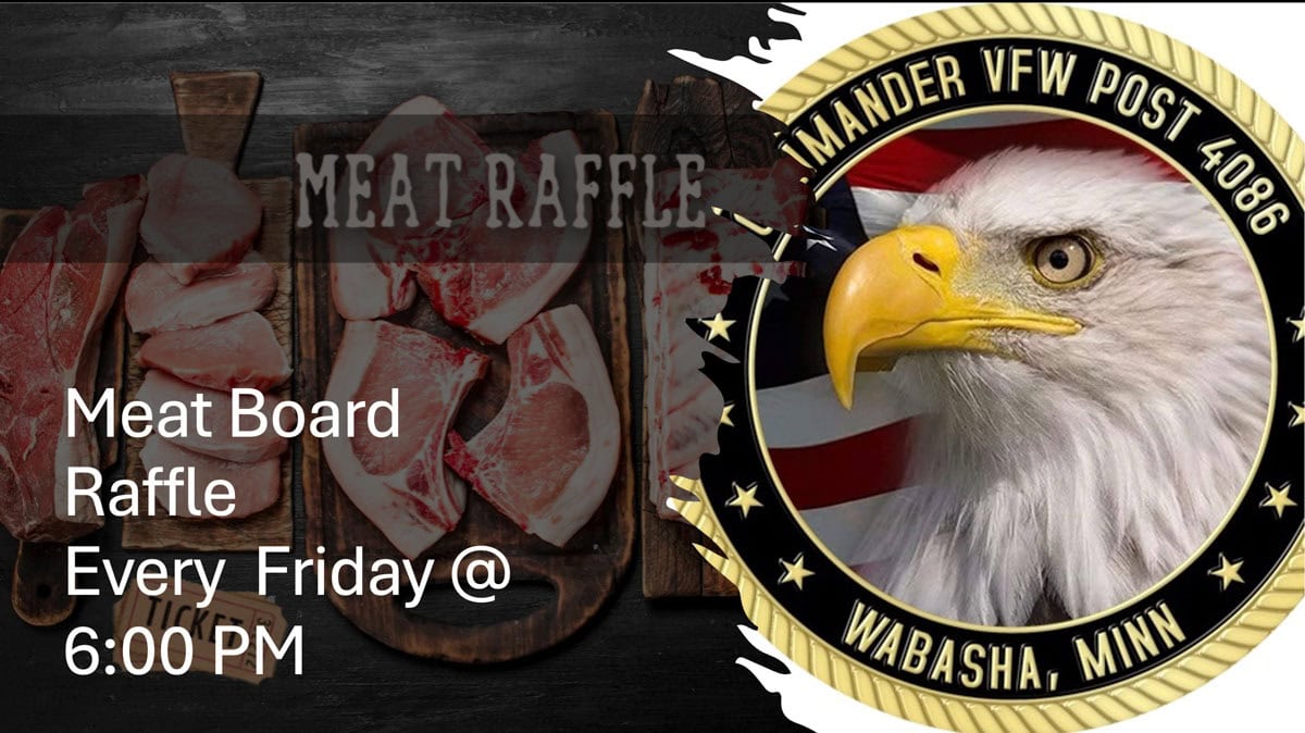 Vfw Meat Raffle - Wabasha-Kellogg Chamber &Amp;Amp; Cvb