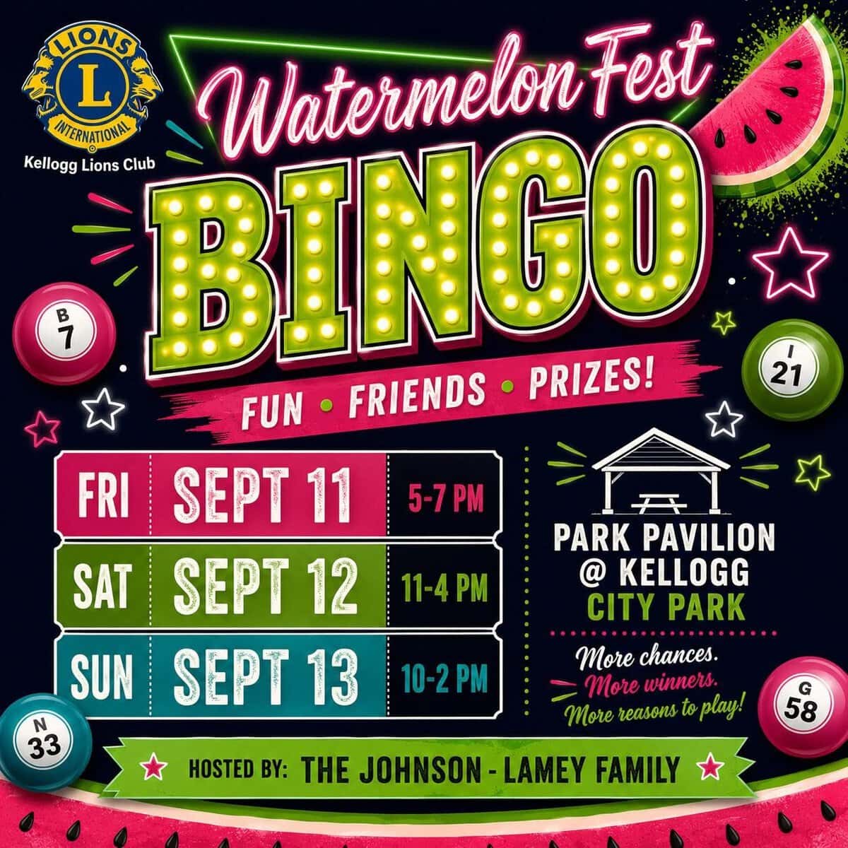 Bingo 8 - Wabasha-Kellogg Chamber &Amp; Cvb