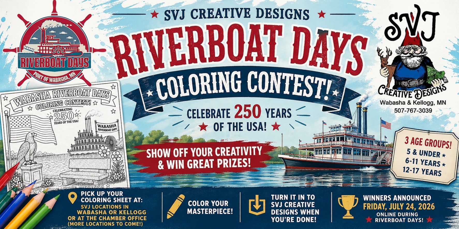Coloring Contest - Wabasha-Kellogg Chamber &Amp; Cvb