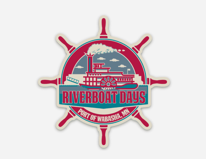 Riverboat Days Logo Decal