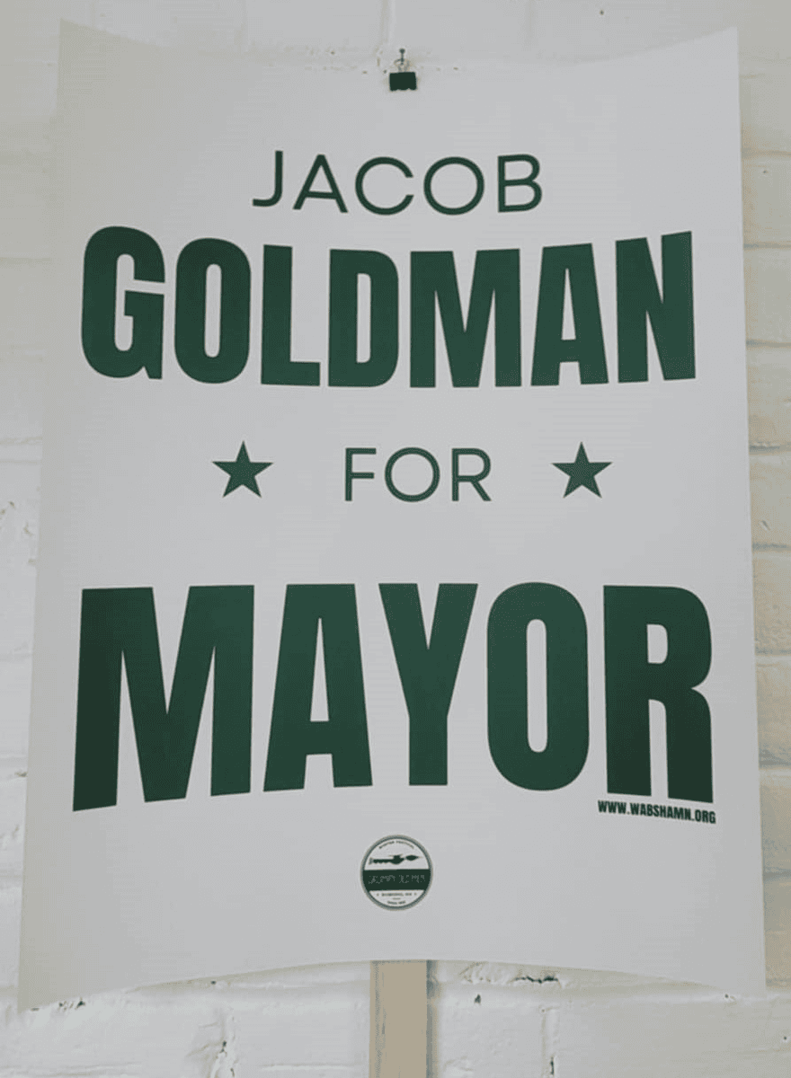 Goldman 4 Mayor Sign - Wabasha-Kellogg Chamber &Amp;Amp;Amp; Cvb