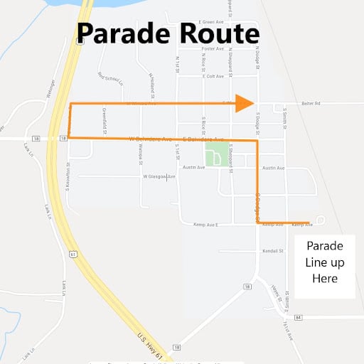 Watermelon Fest Parade-Lineup-2023 Parade Lineup 2023 - Wabasha-Kellogg Chamber &Amp; Cvb
