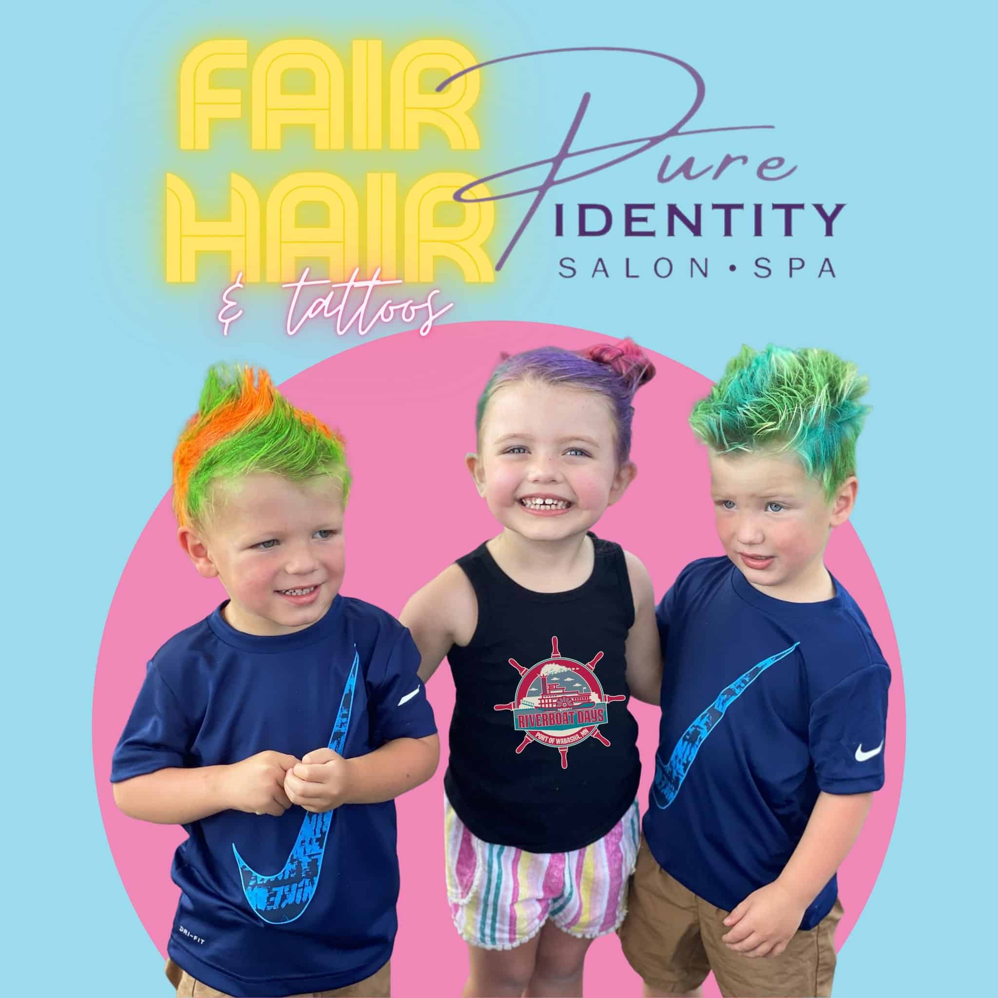 Fair Hair & Tattoos with Pure Identity Salon & Spa