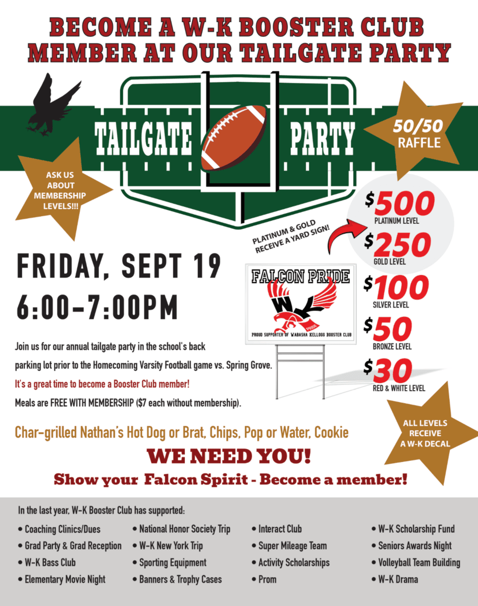 Tailgate Party - Wabasha-Kellogg Chamber &Amp;Amp; Cvb