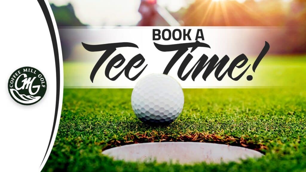 book a tee time - coffee mill