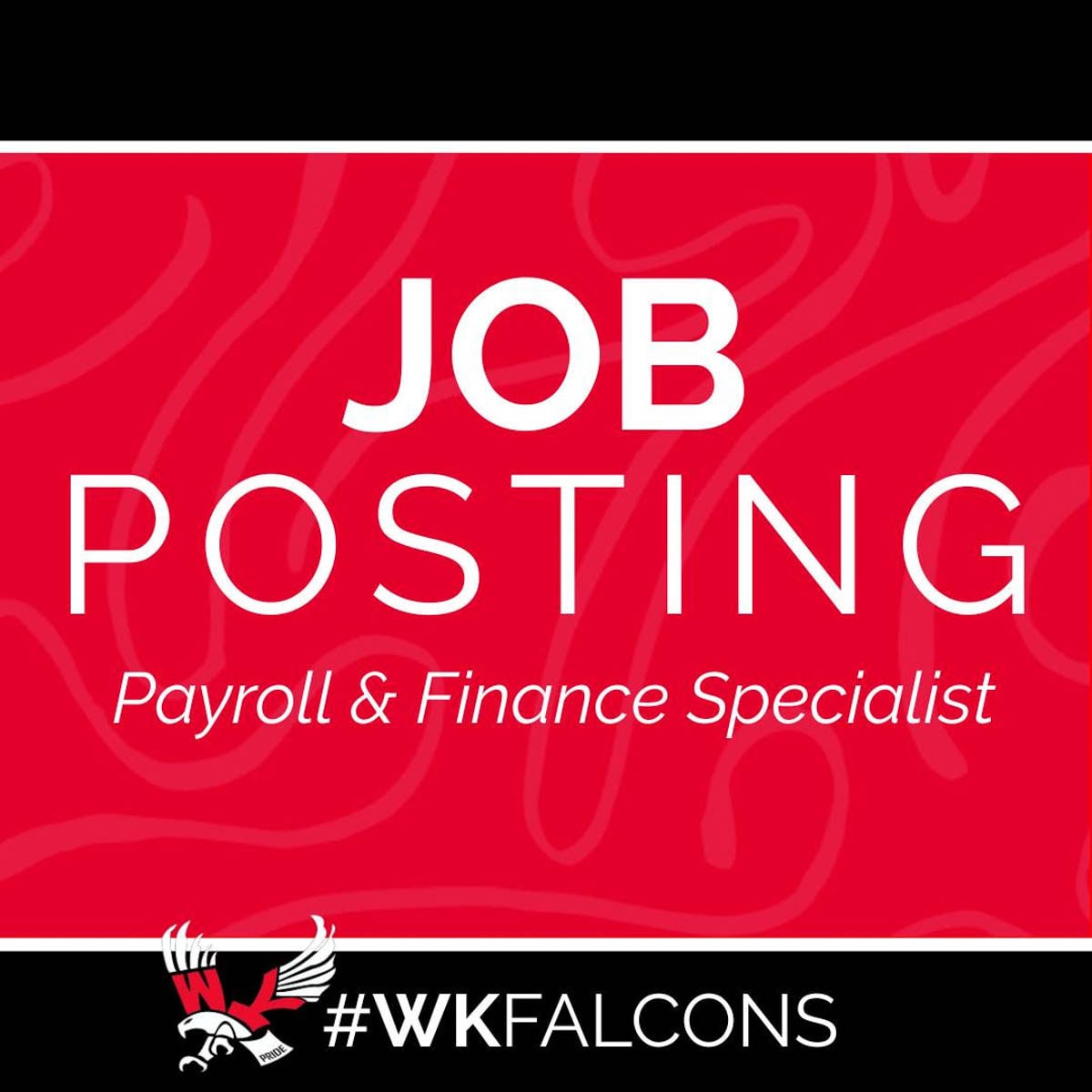 Wk Falcons Job Posting - Wabasha-Kellogg Chamber &Amp;Amp; Cvb
